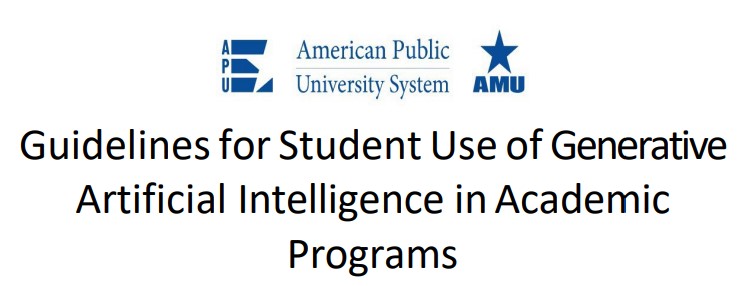 Guidelines for Student Use of Generative Artificial Intelligence in Academic Programs