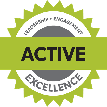 chapter-standards-active Chapter Standards Active Medal - Leadership, Engagement, Excellence