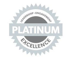 Chapter Standards Platinum Medal - Leadership, Engagement, Excellence