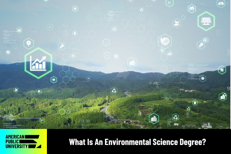 environmental science landscape with AI images