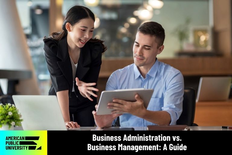business administration vs. business management
