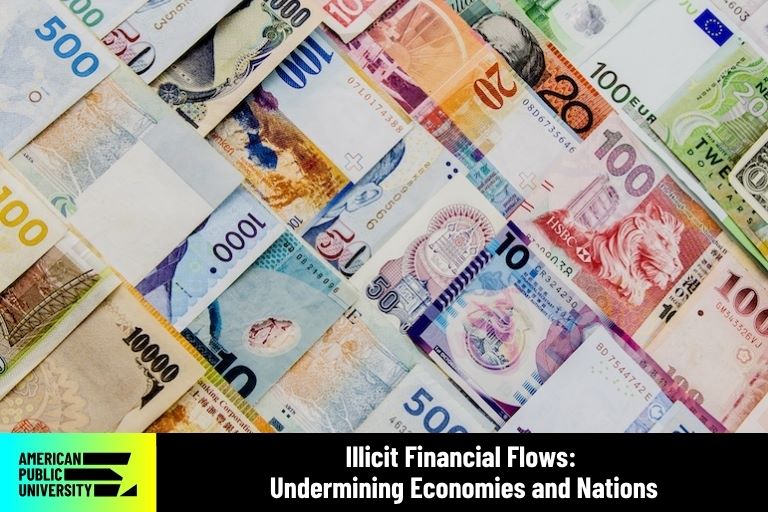 financial-flows paper money from different countries
