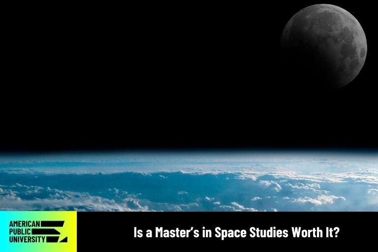 is-a-masters-in-space-studies-worth-it space studies of moon orbiting earth