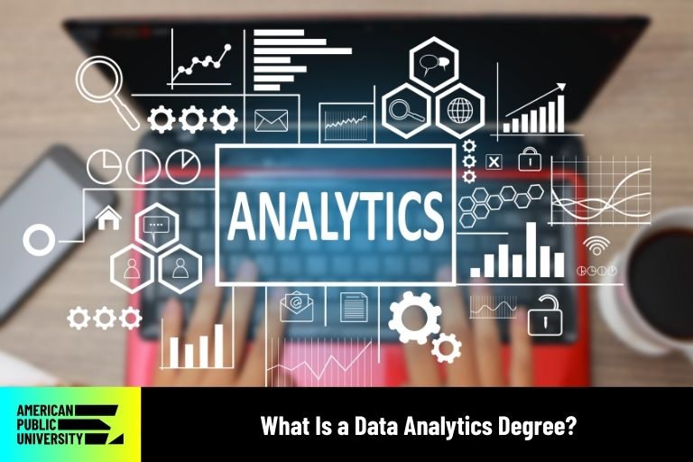 what-is-a-data-analytics-degree data analytics student typing on laptop